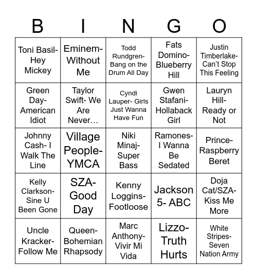 Radio Bingo "X" Marks The Bingo Card