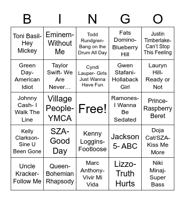 Radio Bingo "X" Marks The Bingo Card