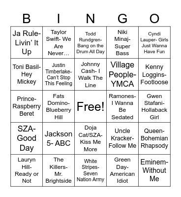 Radio Bingo "X" Marks The Bingo Card
