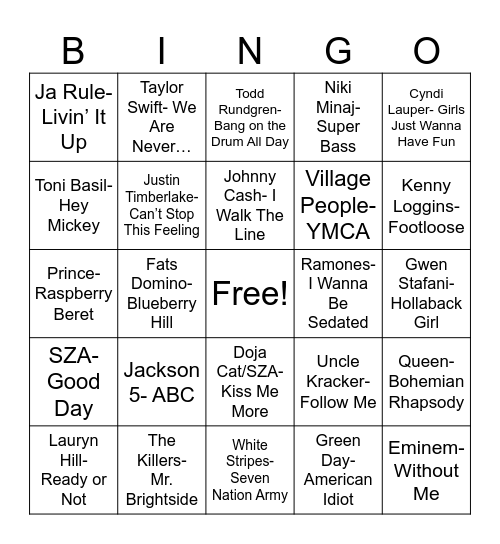 Radio Bingo "X" Marks The Bingo Card