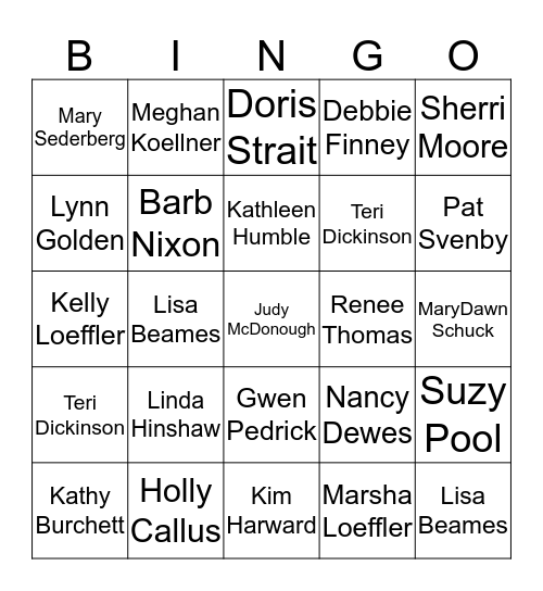 How Well Do You Know Your Fellow DKG Members! Bingo Card