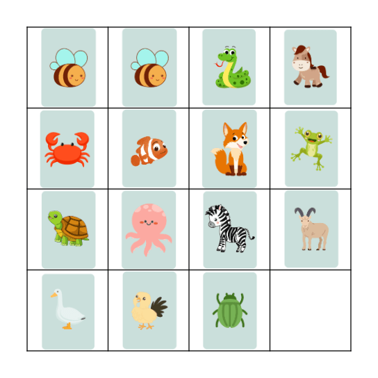 Call Out Names! Bingo Card