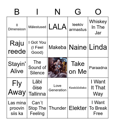 Opi bingo mix ♫ Bingo Card