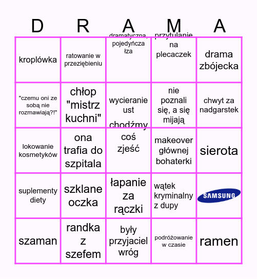 K-DRAMA THE ULTIMATE BINGO Card