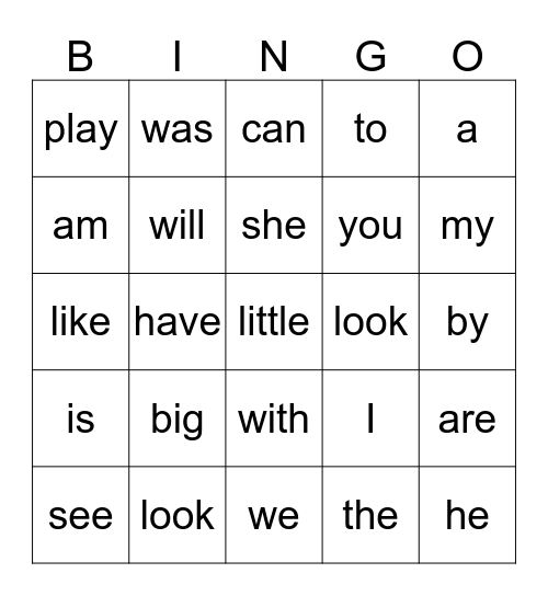 Tylan  Bingo Card