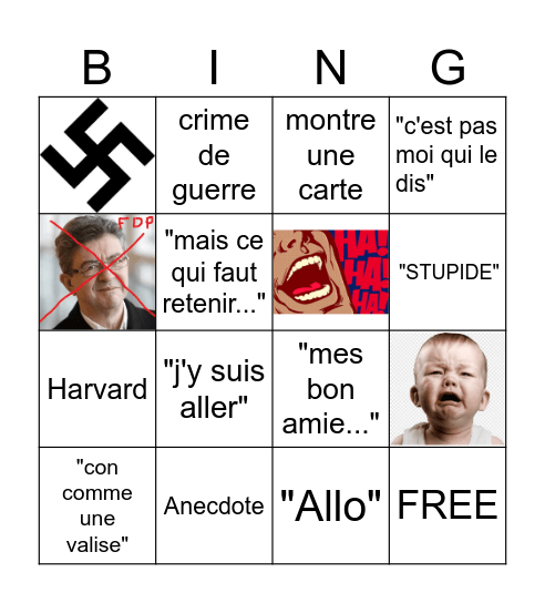 Histoire Gruat Bingo Card