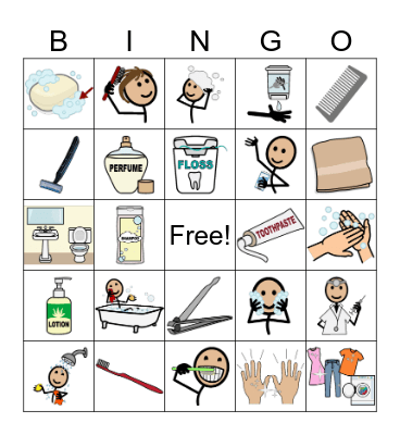 Hygiene Bingo Card