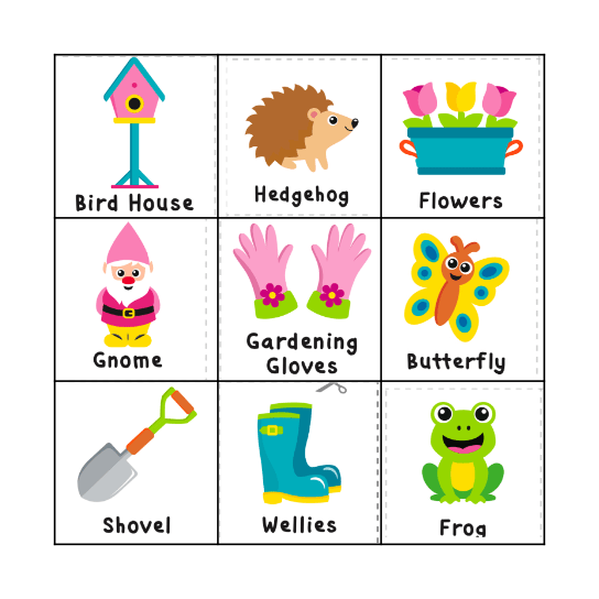 Spring Bingo Card