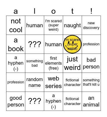 infinite craft bingo Card
