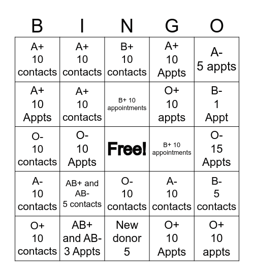 CALLING Black out  BINGO! Bingo Card