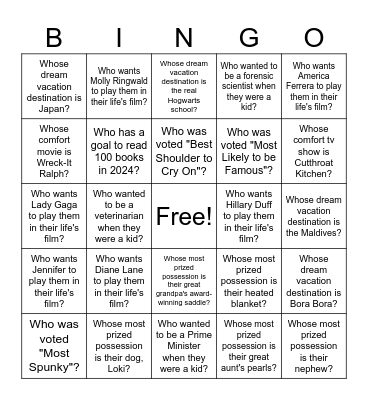 CLC 2024 Fun Fact Bino Bingo Card