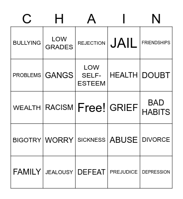 BREAKING THE Bingo Card