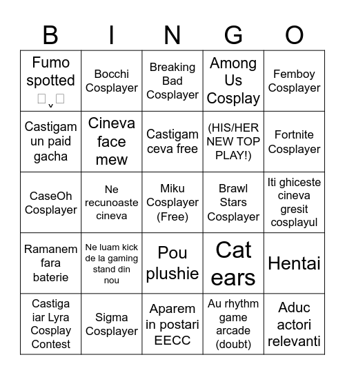 EECC 2024 Bingo Card