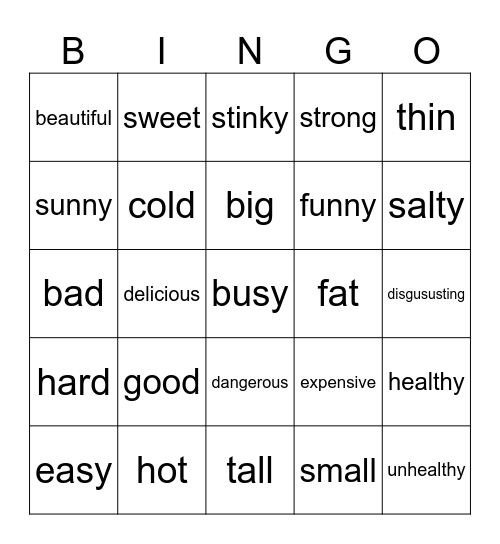 CA2S2 Bingo Card