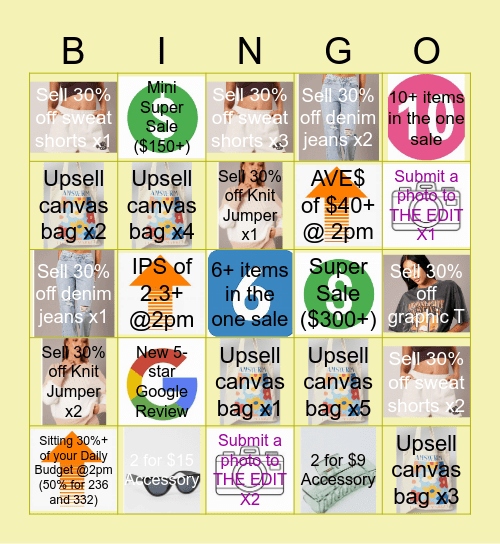 VIC 1 Fri-Yay Bingo Card