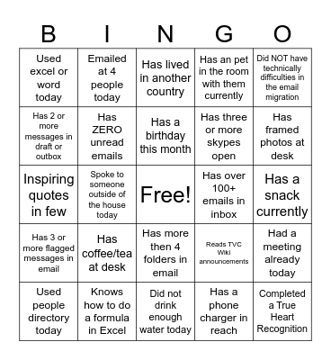 Medical Affairs Bingo Card