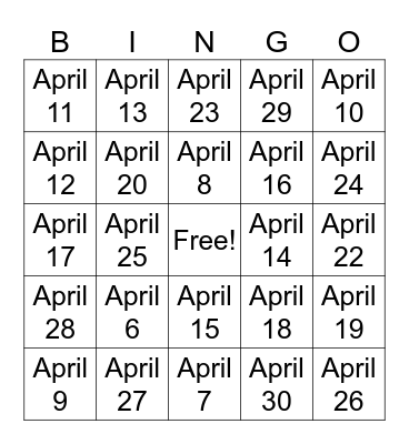 OTP Won't Work Bingo! \o/ Bingo Card