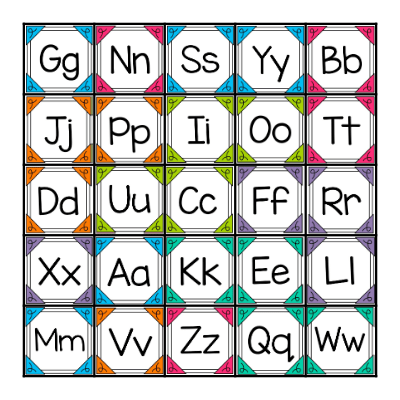 BINGO - ABC Bingo Card