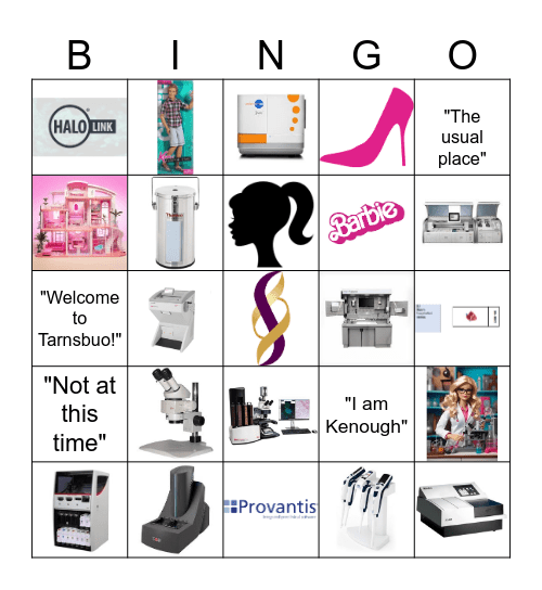 The Lab is Everything Bingo Card