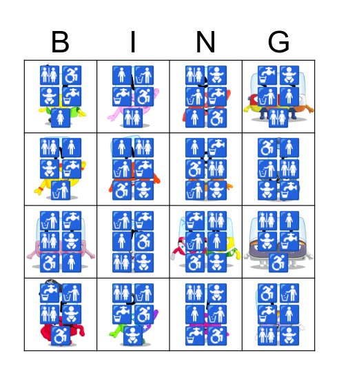 Alphablocks Phase 2 Bingo Card