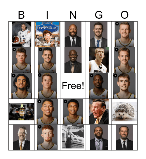 PBFF Bingo Card