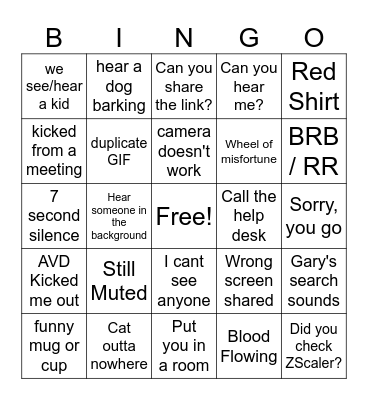 Training Bingo 1 Bingo Card