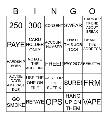 AVOIDING ZEROS Bingo Card