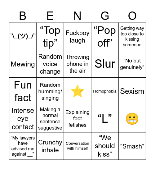 Bengo Bingo Card