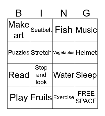 BRAININGO Bingo Card