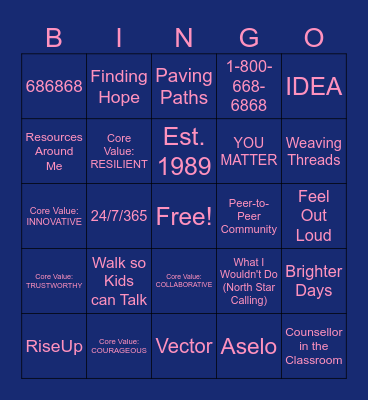 KHP Bingo Card
