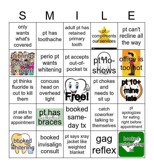 Affinity BINGO Card