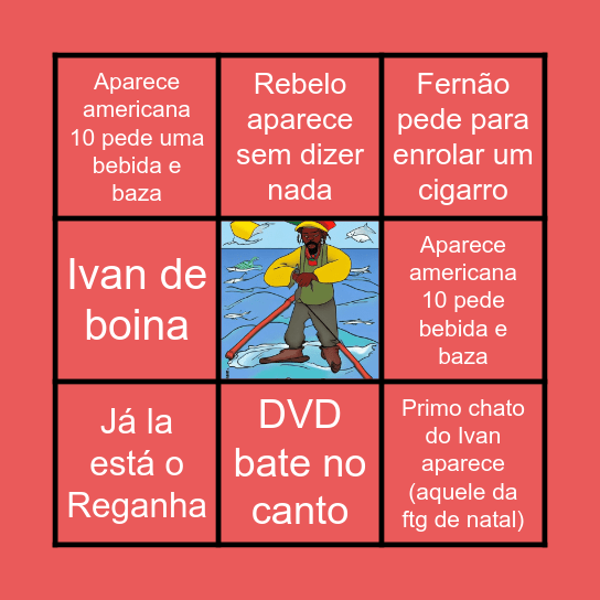 Bing' O Pescador Bingo Card