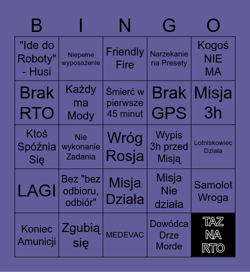 Victrix Mortalis - Krecik2 Bingo Card