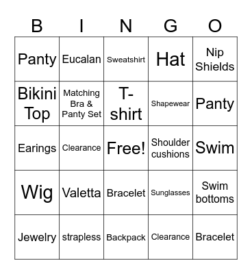 Saturday Bingoooo! Bingo Card