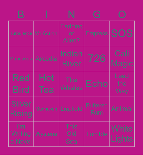 Bonni LET’S  (bin)GO!!!! Bingo Card