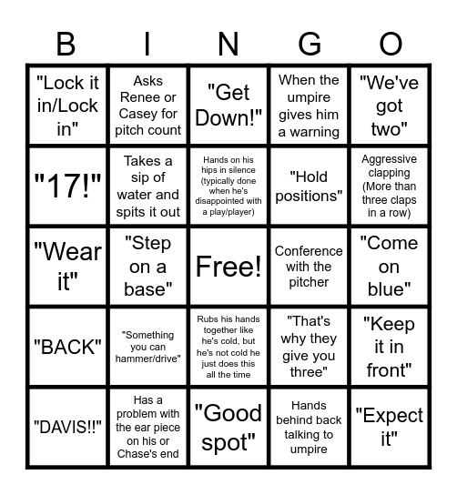 Bieg Bingo! Bingo Card