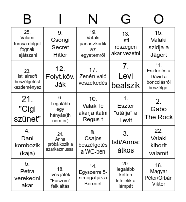 Birthday Bingo Card