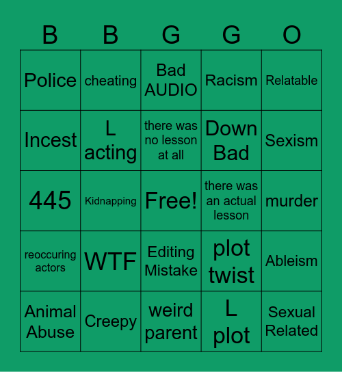 tmrws teachings Bingo Card