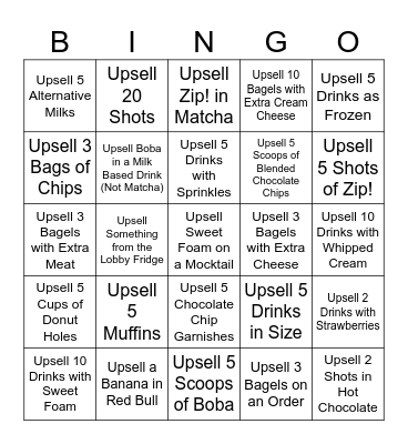 Biggby ABC Bingo Card