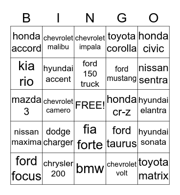 Greek Alphabet Bingo Card