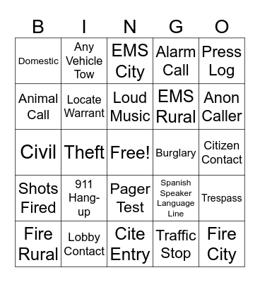 ECS Appreciation Week 2024 Bingo Card