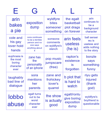 dr part 2 Bingo Card