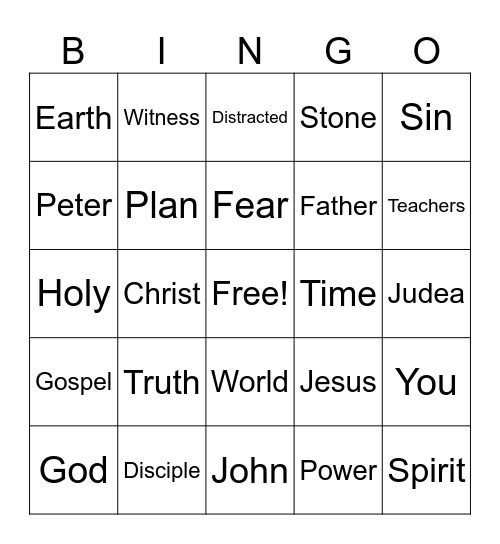 240407_YouWillBeMyWitnesses_Wk1 Bingo Card