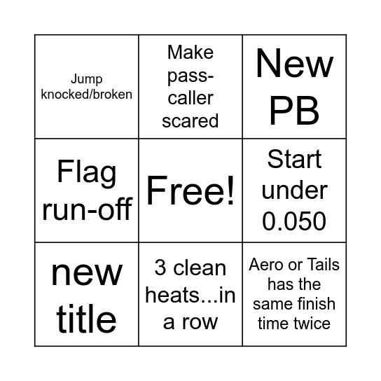 BOTC Flyball Bingo Card