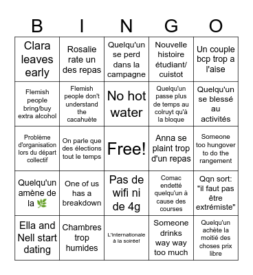 Bloque Pâque 2024 Bingo Card