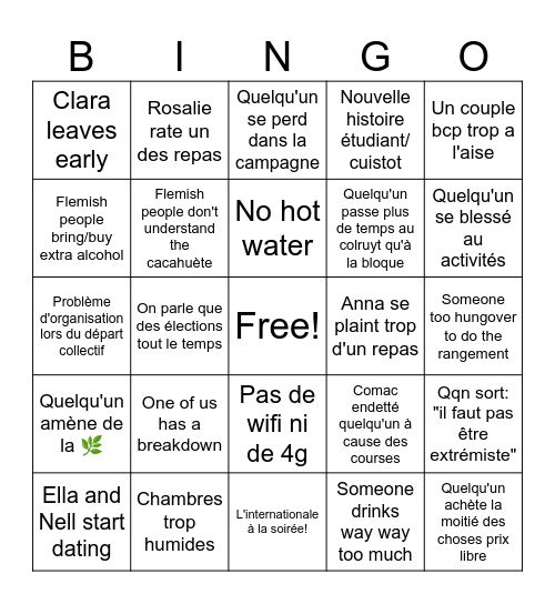 Bloque Pâque 2024 Bingo Card