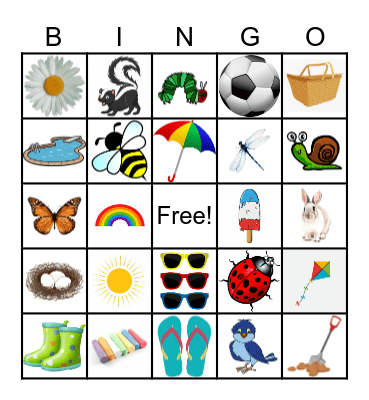 SPRING BINGO Card