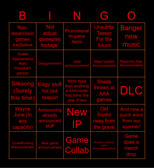 Triple I Initiative Bingo Card