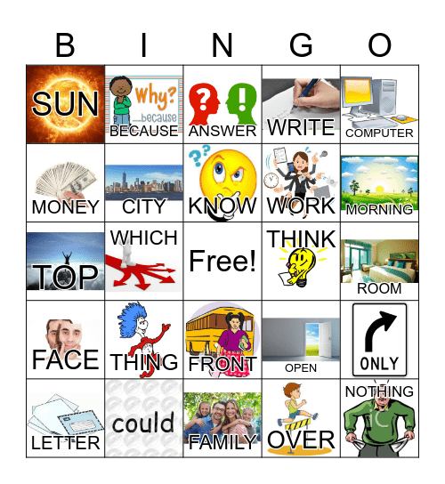 APRIL BINGO Card