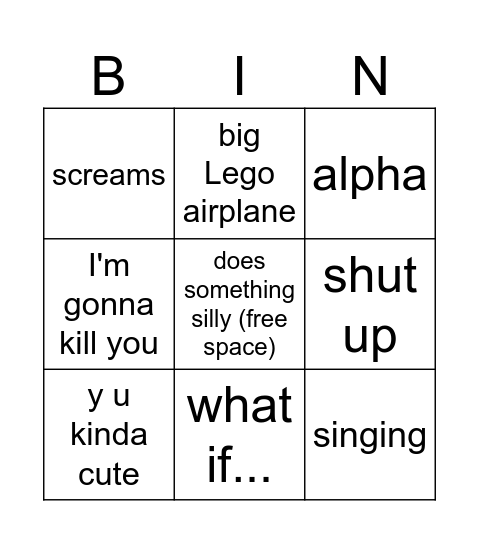 Adi bingo Card